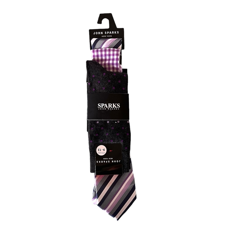 NWT John Parks Men’s Tie and Socks Set